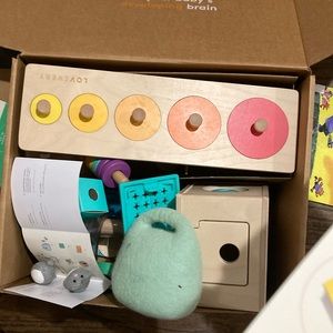 Complete Lovevery Babbler kit in original packaging
